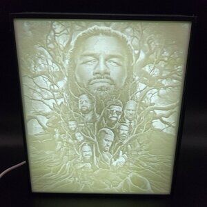 Roman Reigns Samoan Bloodline Oso Brotherhood WWF WWE Lithopane Box 7x5.5x2 inch